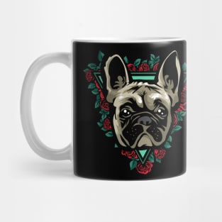 Frech bulldog in rose Mug